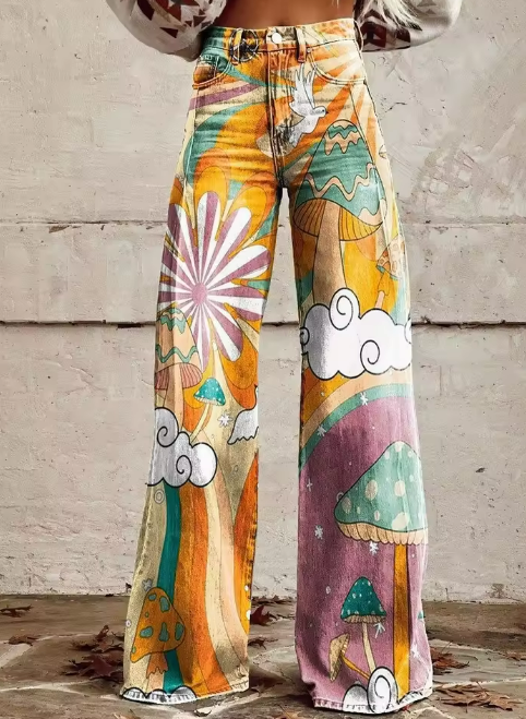 Marta Ramirez - Pantalón Boho Vintage