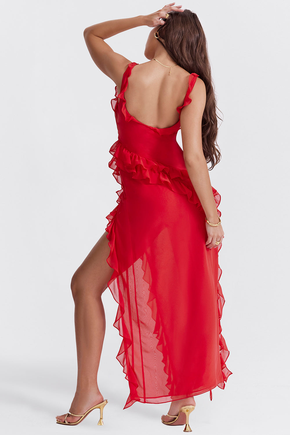 Penelope - Vestido Deslumbrante con Volantes